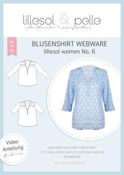 Schnittmusterbild Blusenshirt Webware Lillesol & Pelle Nr. 6